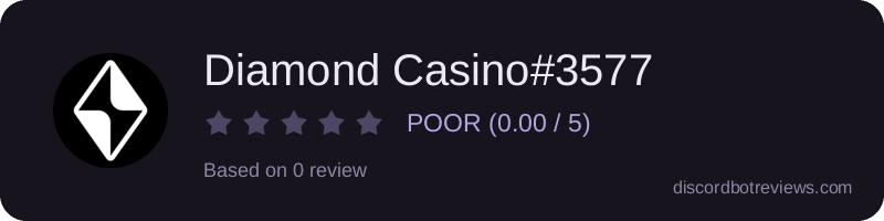 Rating widget preview for Diamond Casino#3577