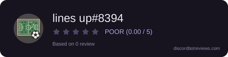 Rating widget preview for lines up#8394