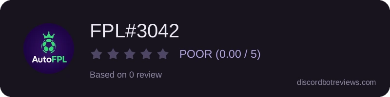 Rating widget preview for FPL#3042
