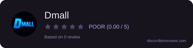 Rating widget preview for Dmall