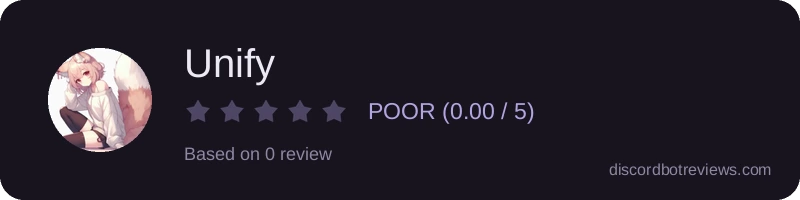 Rating banner for Unify