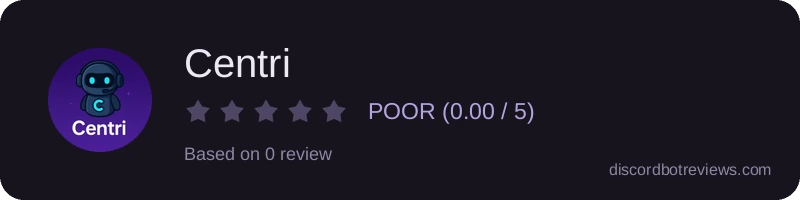 Rating widget preview for Centri
