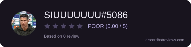 Rating widget preview for SIUUUUUUU#5086