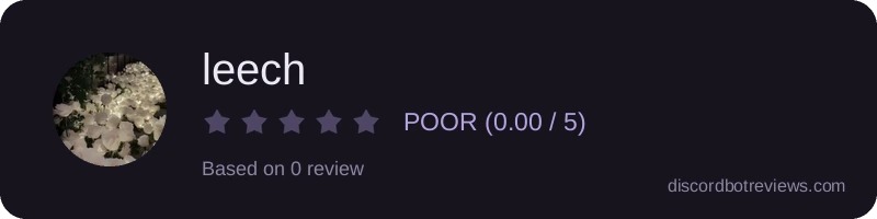 Rating widget preview for leech