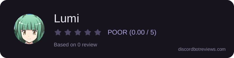 Rating widget preview for Lumi