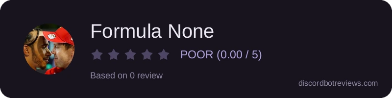 Rating banner for Formula None