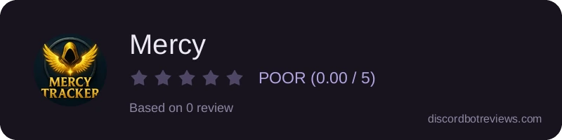 Rating widget preview for Mercy
