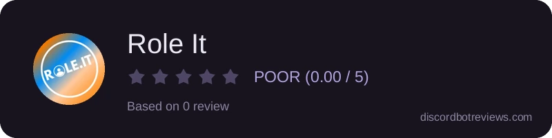 Rating banner for Role It