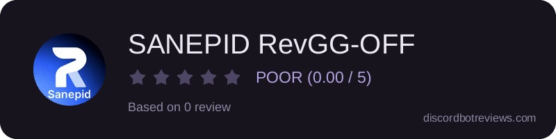 Rating widget preview for SANEPID RevGG-OFF