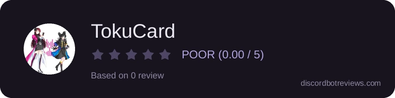 Rating widget preview for TokuCard