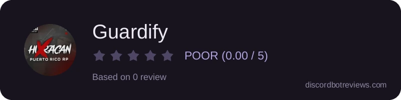 Rating widget preview for Guardify
