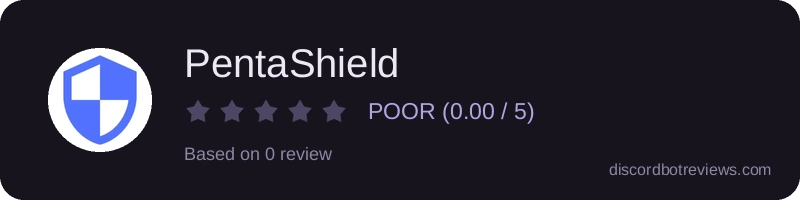 Rating widget preview for PentaShield