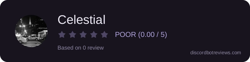 Rating widget preview for Celestial