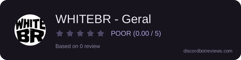 Rating widget preview for WHITEBR - Geral