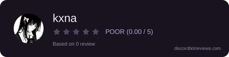 Rating widget preview for kxna