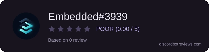 Rating widget preview for Embedded#3939