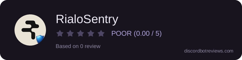 Rating widget preview for RialoSentry