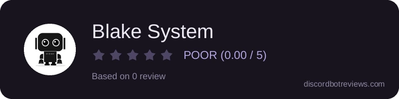 Rating widget preview for Blake System