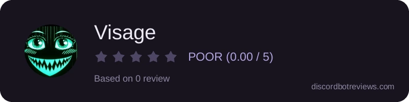 Rating widget preview for Visage