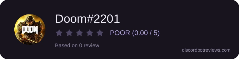 Rating widget preview for Doom#2201