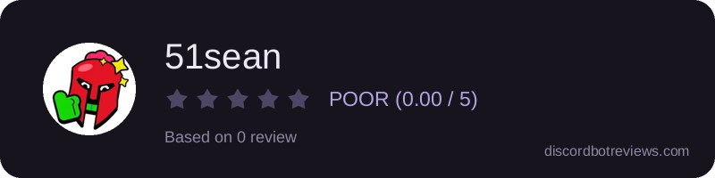 Rating widget preview for 51sean