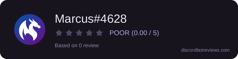 Rating widget preview for Marcus#4628