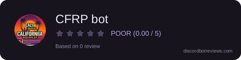 Rating widget preview for CFRP bot