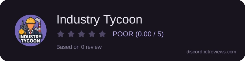 Rating widget preview for Industry Tycoon