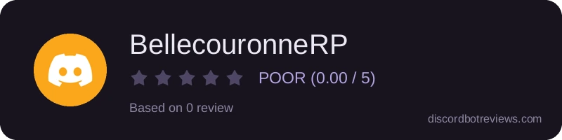 Rating widget preview for BellecouronneRP