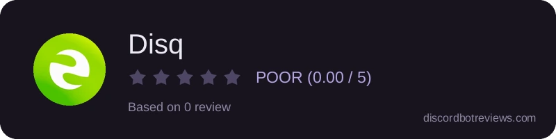 Rating widget preview for Disq