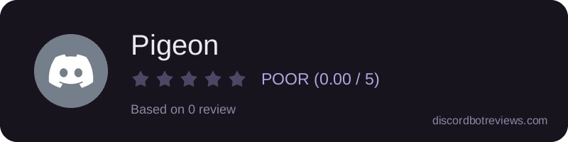Rating banner for Pigeon