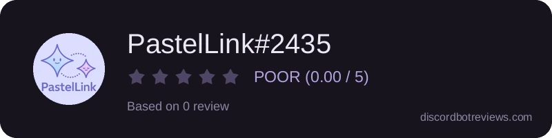 Rating widget preview for PastelLink#2435