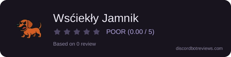Rating widget preview for Wsćiekły Jamnik