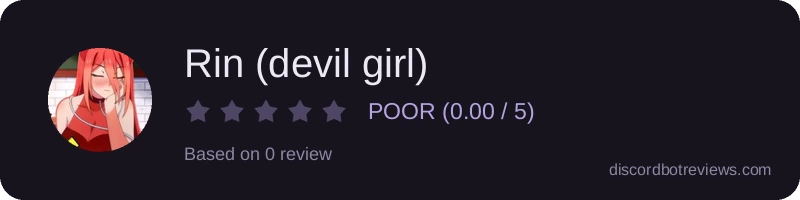 Rating widget preview for Rin (devil girl)