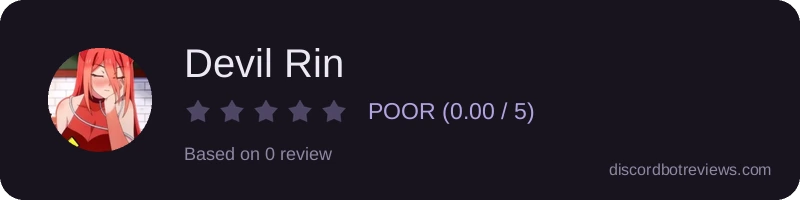 Rating widget preview for Devil Rin