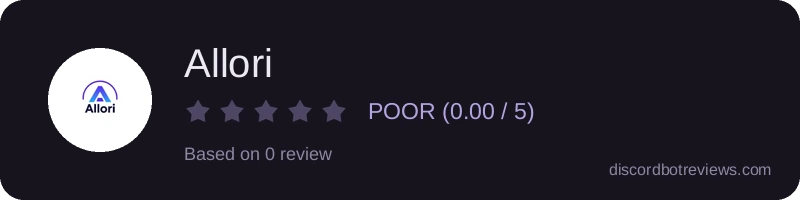 Rating widget preview for Allori