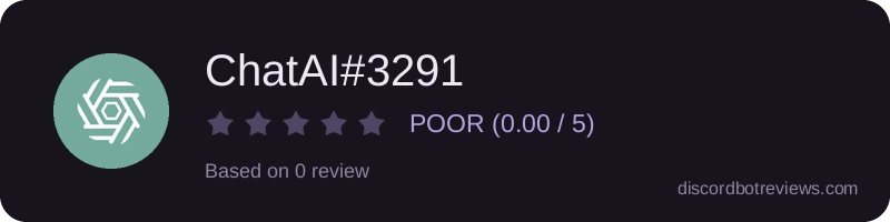 Rating widget preview for ChatAI#3291