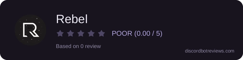 Rating widget preview for Rebel
