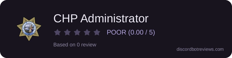Rating widget preview for CHP Administrator
