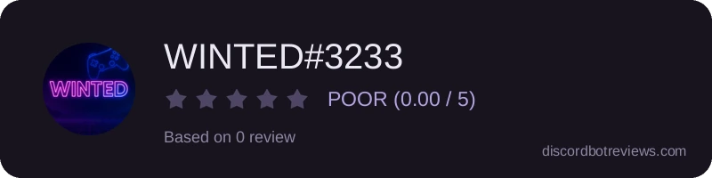 Rating widget preview for WINTED#3233