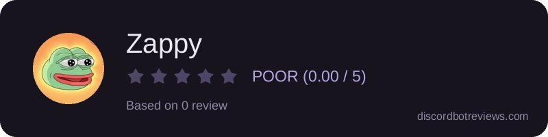 Rating widget preview for Zappy