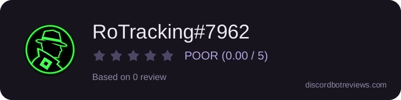 Rating widget preview for RoTracking#7962