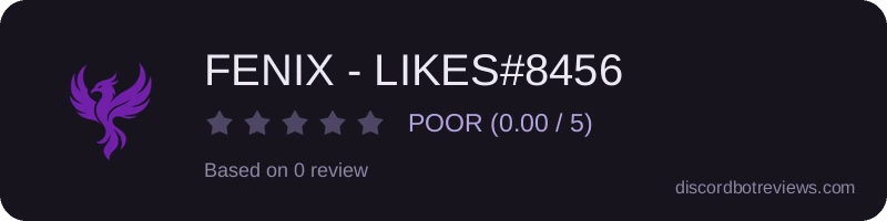 Rating widget preview for FENIX - LIKES#8456