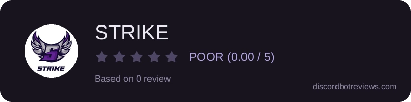 Rating widget preview for STRIKE
