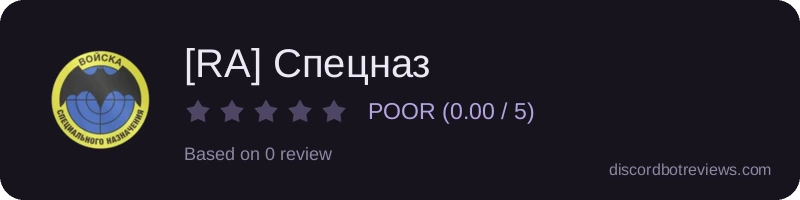 Rating widget preview for [RA] Спецназ