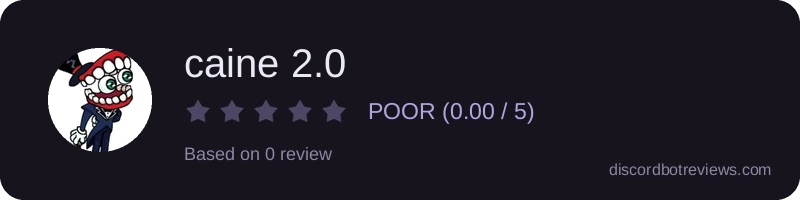 Rating widget preview for caine 2.0