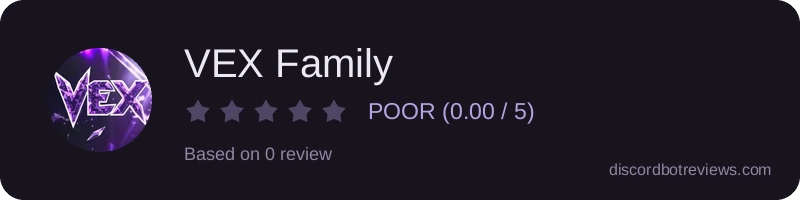 Rating widget preview for VEX Family