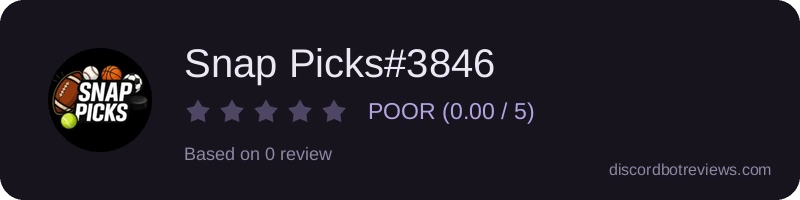 Rating widget preview for Snap Picks#3846