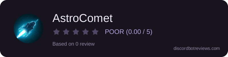 Rating banner for AstroComet