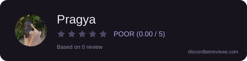 Rating widget preview for Pragya